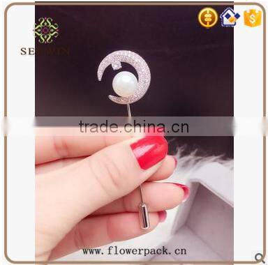 pearl brooch accessories of cloth and scarves