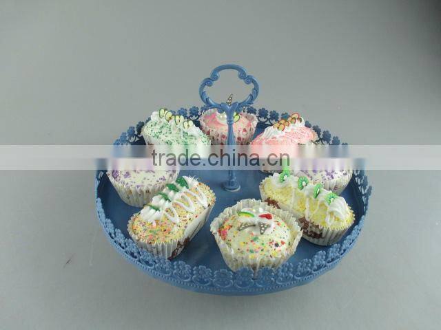 Metal material cake stand for weeding/daily use