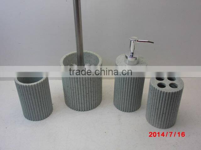 Unique design cement home decoration funny oriental bathroom accessories for business promotion