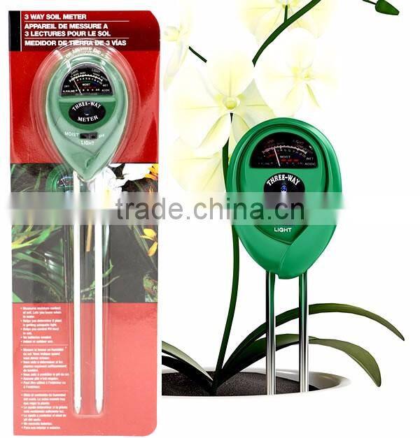3-in-1 Soil Meter for moisture PH Light Gardening Test Meter