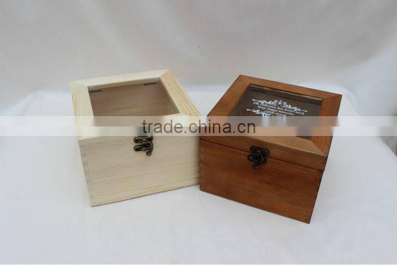 Wooden antique wooden box wholesale gift box