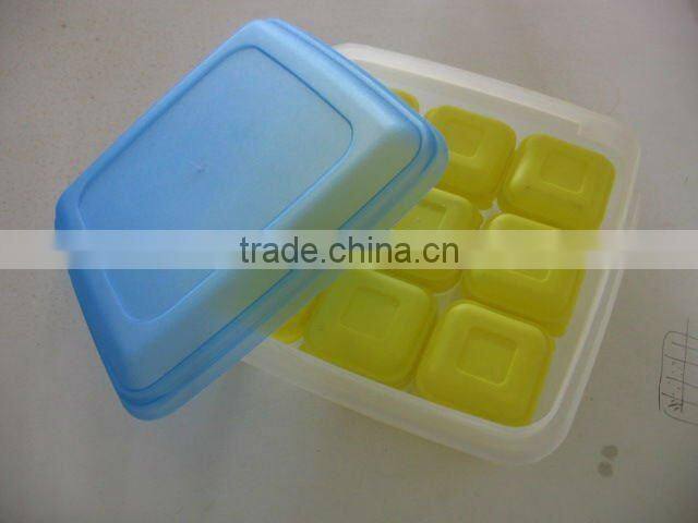 plastic food storage box,4 pcs mini container,small plastic box