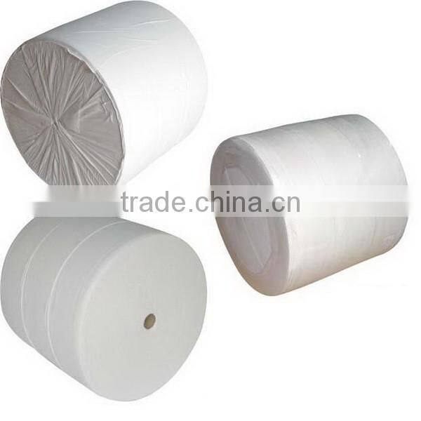 Economic spunlace nonwoven fabric for high quality wet wipe