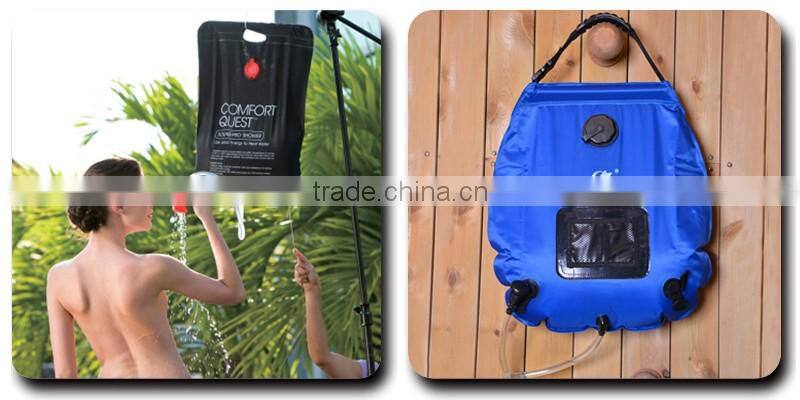 TPU material camping and outdoor sport solar pressure shower bag manufacturer in Zhejiang Hangzhou