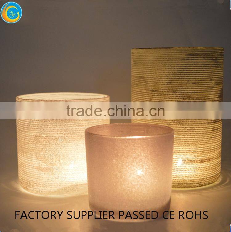 Glass candle holders for votive