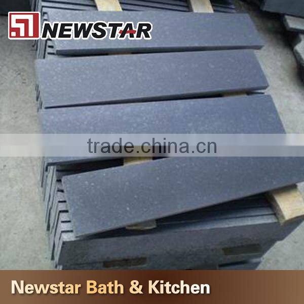 Hot sales made in China polished black granit stairs steps