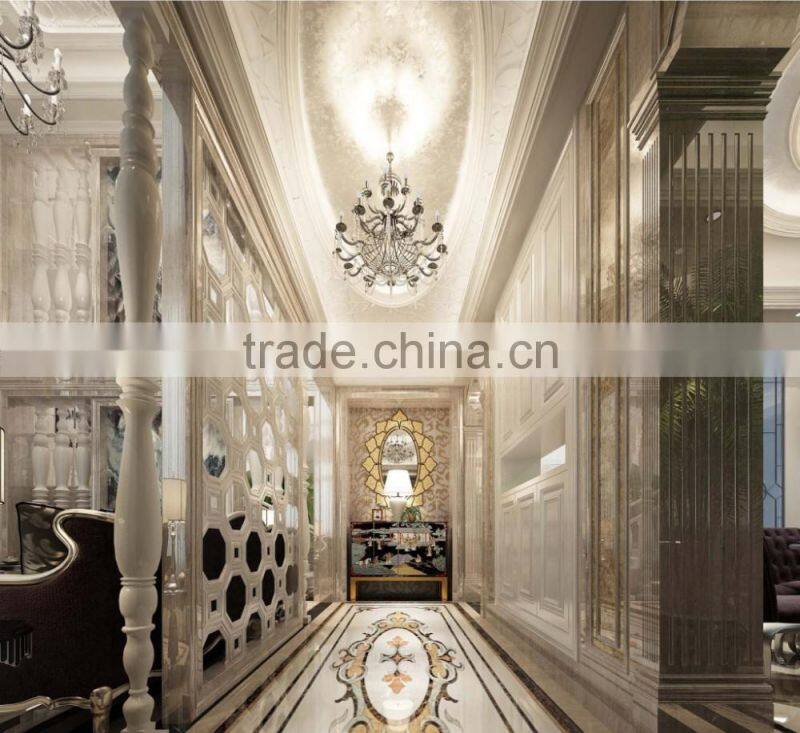 Professional 3D Interior Rendering Design for Neo Classical Style Bathroom with Material Sets BF12-05234d