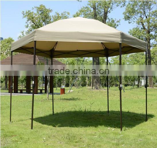 New style Steel Hexagon quick folding tent with great quality