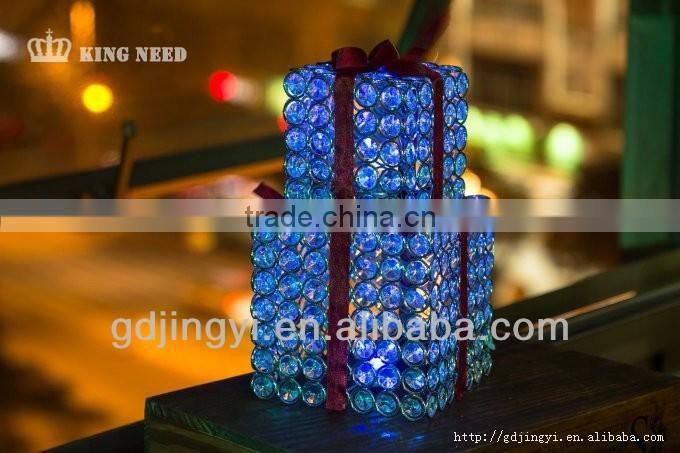 2014 Garden square gift box shape hanging LED string lights