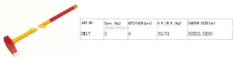 splitting mauls with wooden handle-SM01