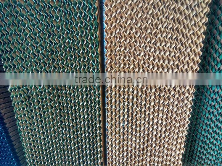 Trade Assurance High quality greenhouse poultry 7090 honey comb evaporative cooling pad