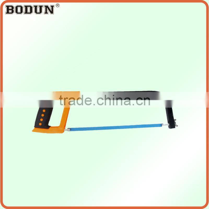 B5010 12" High quality wood cutting square tube hacksaw frame with plastic handle