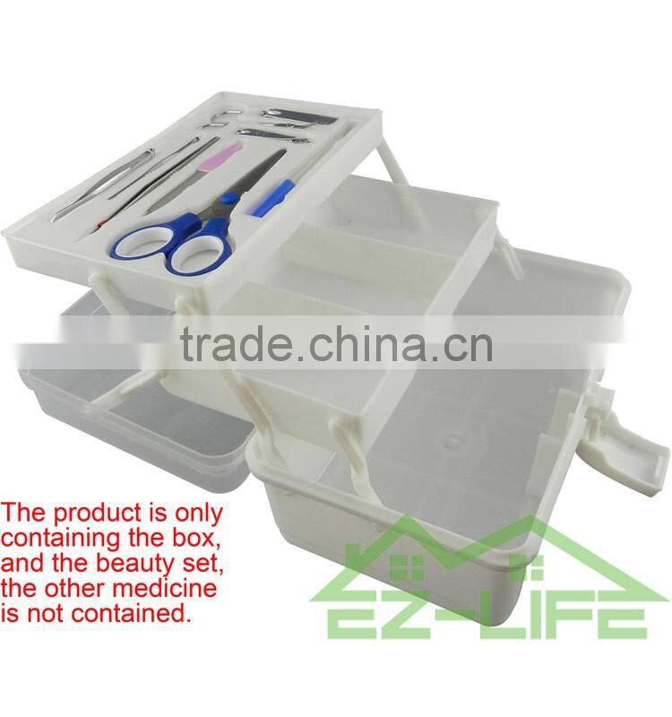 china supplier of coloful plastic emergency customized precision medical storage box/bag/kit with lid and handle