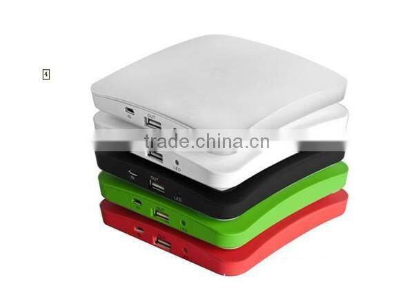 1800mAh Square Shape Solar Power Bank With Adsorption Function