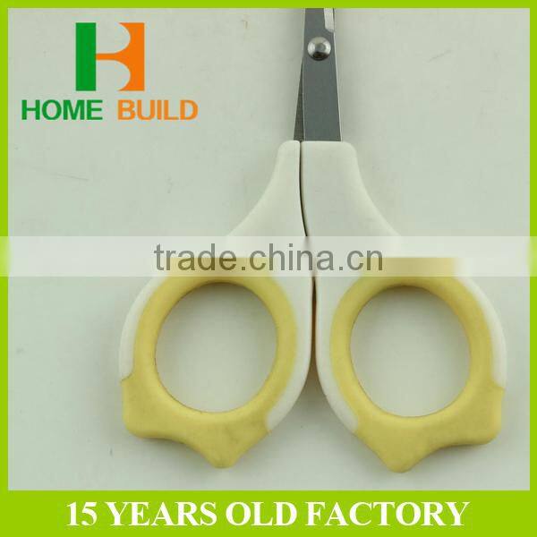 Factory price HB-S4100 LFGB certificated 4" soft handle manicure Baby nail scissors