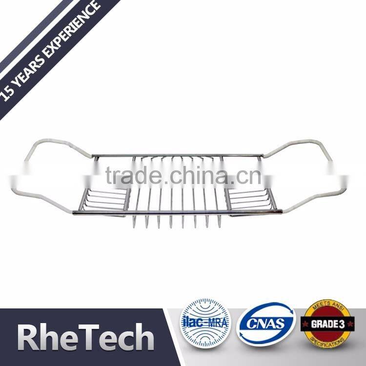 Stainless Steel Modern Home Hardware 3 Tier Wall Mounted Corner Shower Caddy