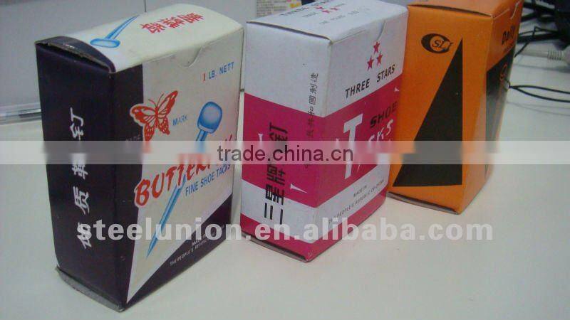 fine blue shoe tack nails