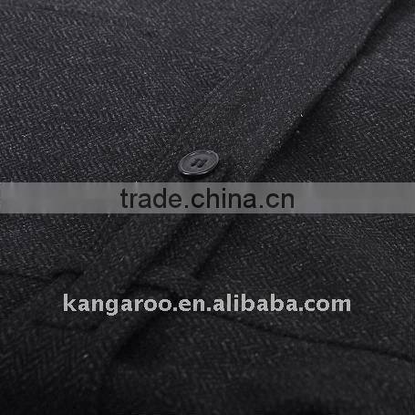 Mens 3/4 full length wool/cashmere overcoat