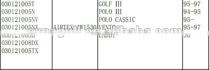 high quality VOKSWAGEN auto water pump 030121005T