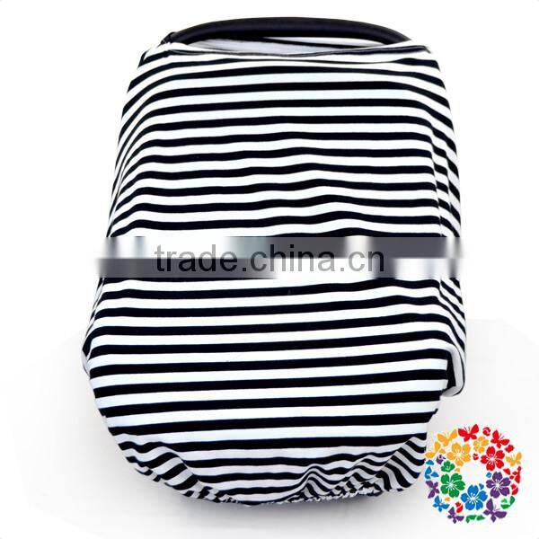 Black & White Print Baby Car Seat Cover Soft Cotton Car Seat Cover And Breastfeeding Cover Dual Purpose Baby Mom Product
