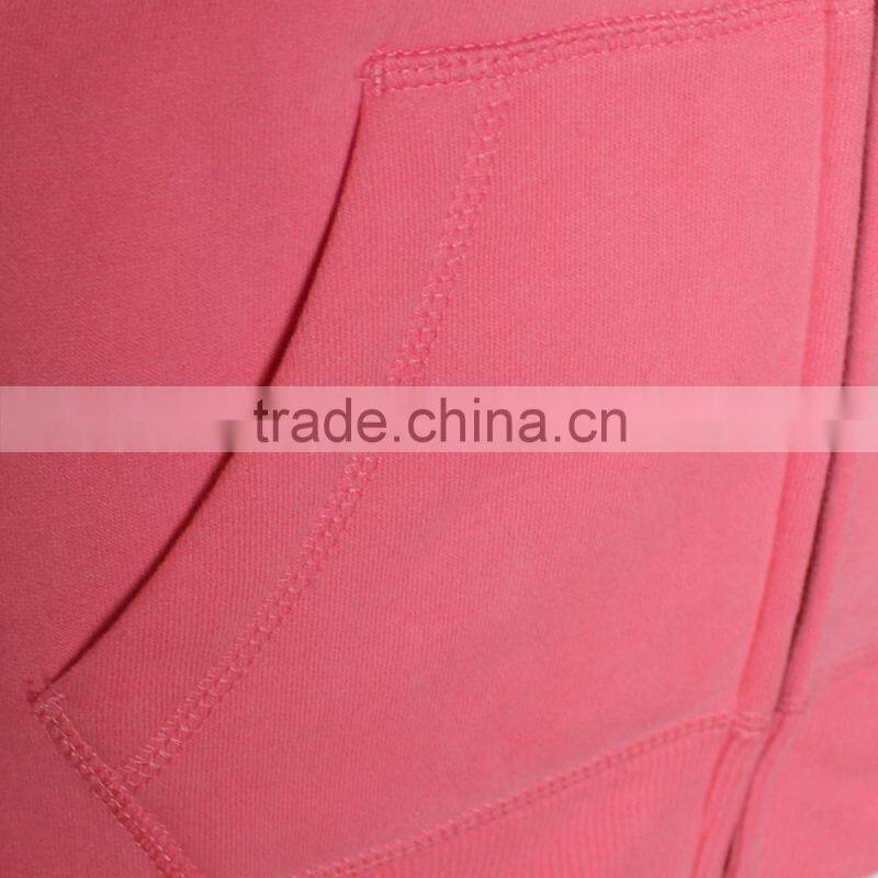 Lady Fashion Zipper-Up Sweatshirt With Chinese Style Hood