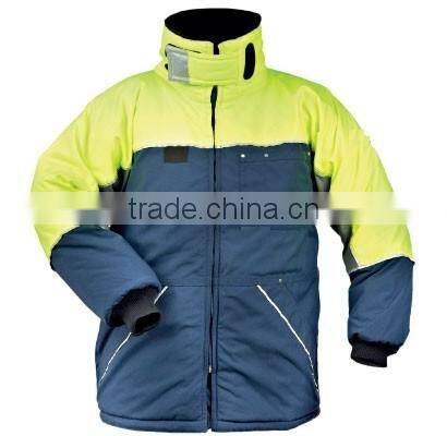 Freezer and coldstore clothing certified for temperatures down to -40 centigrade