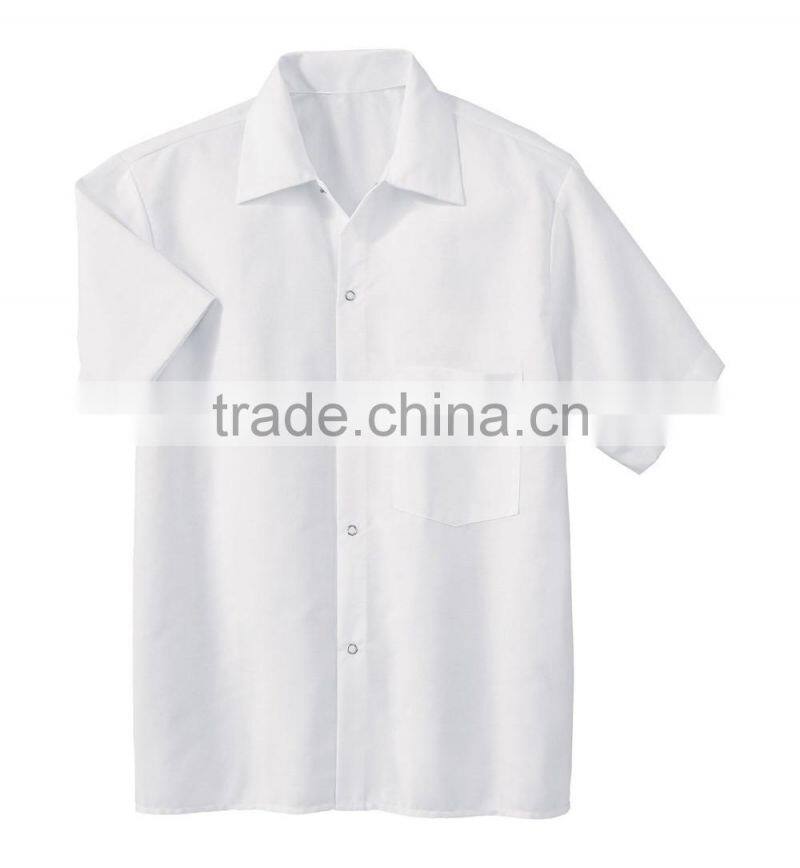 Wholesale 100% cotton dress shirts mens workwear uniform white shirts
