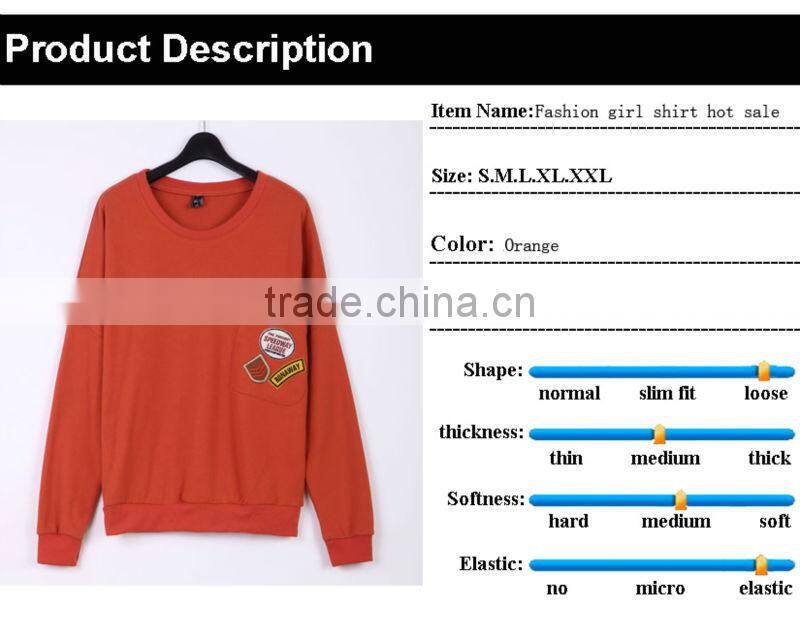women's sweaters manufacturers crewneck sweatshirt with pockets