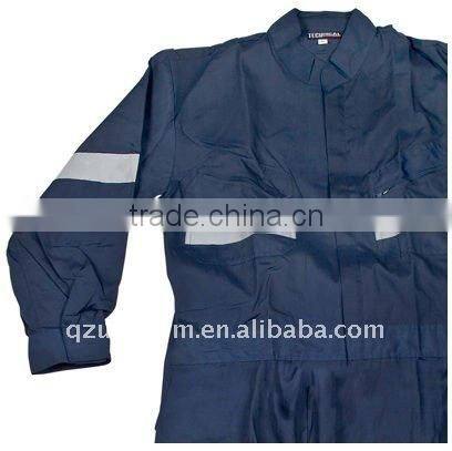 blue cotton flame-retardant coverall workwear SL801