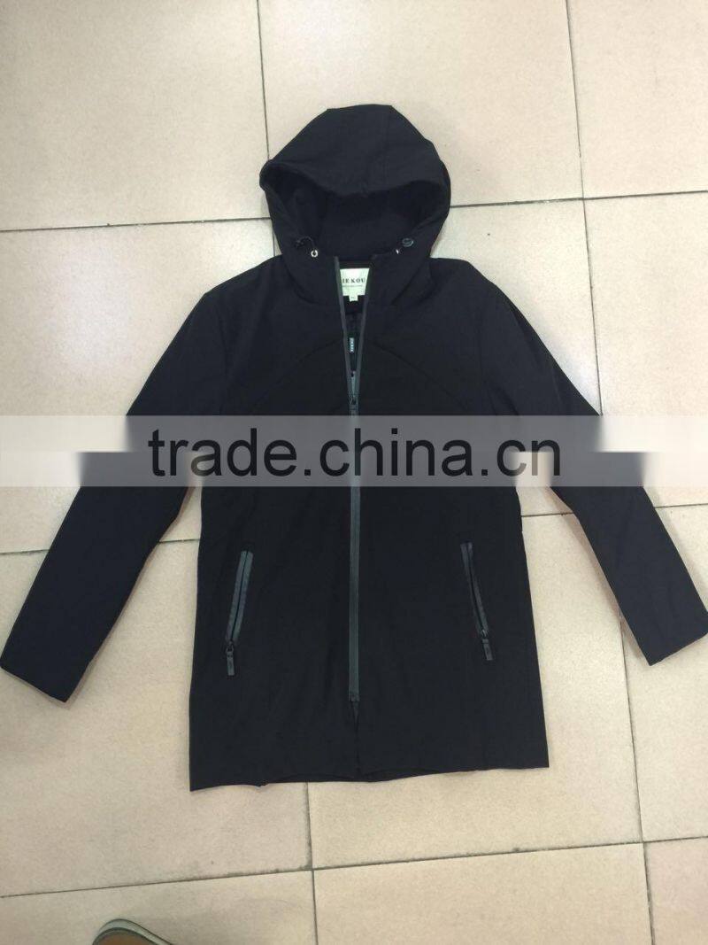 GZY big quantity stock casual men hoodie jacket
