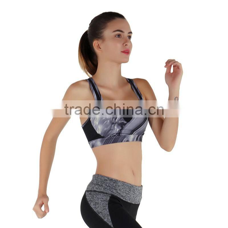 2017 Gym Sportswear Custom Dri Fit Sport Clothes Comfortable Seamless Yoga Fitness Bra