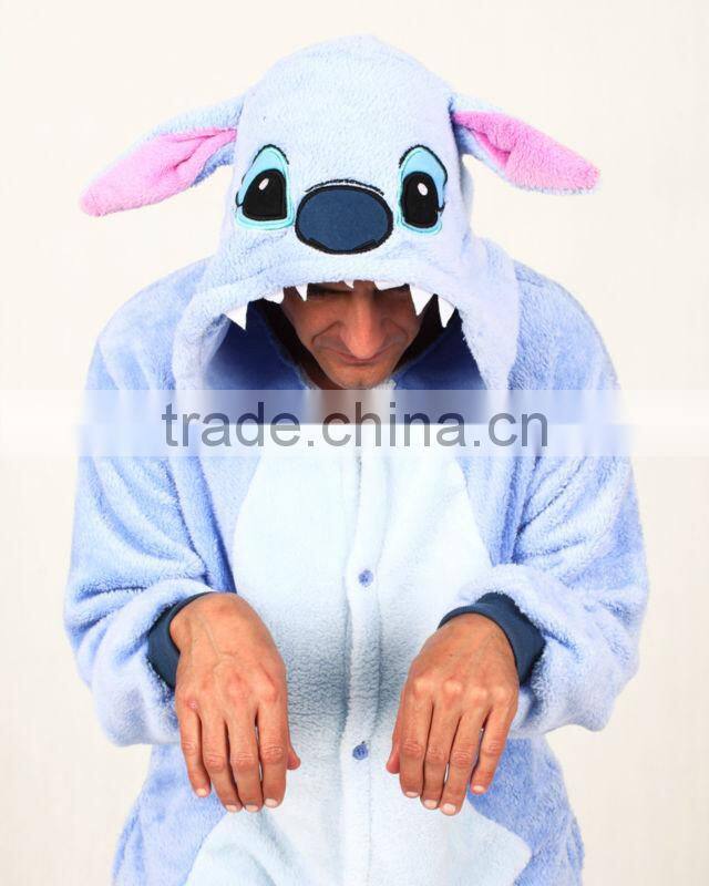 Animal Hooded Fleece Onesie Unisex Adult Nighty Sexy Sleepwear