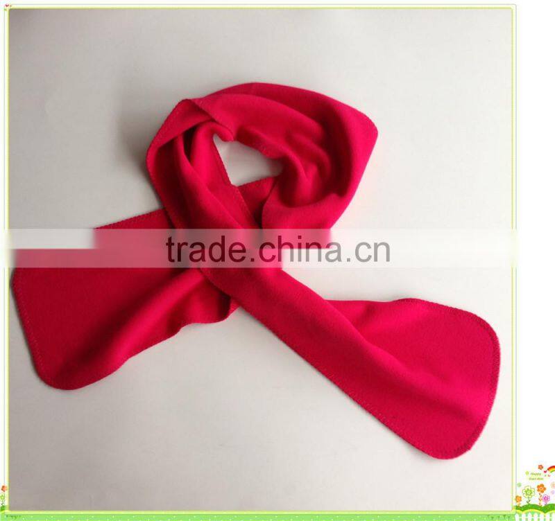 Sell well cheap price promotional black windproof polar fleece sport scarf factory