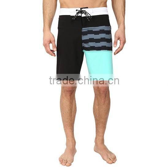 plain two tone mens board shorts with your own design