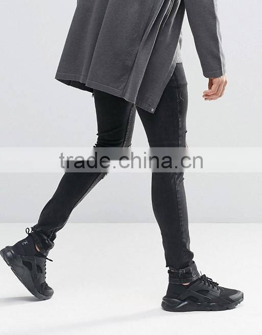 Vintage Super Skinny Jeans With Extreme Distressing