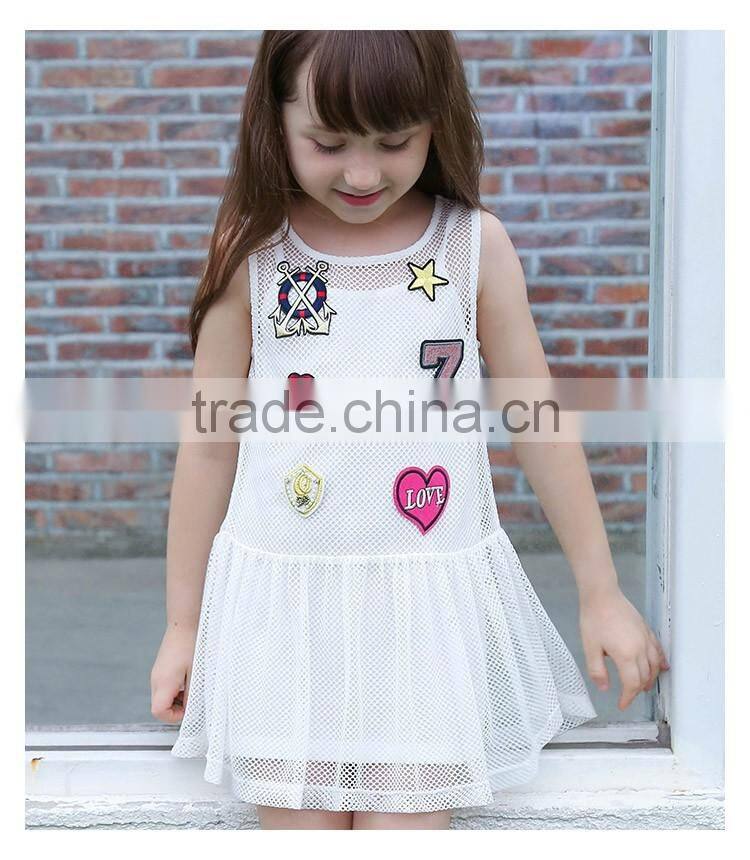 Tinta Roriz New Kids Dresses T16319 Summer Girls's Dress with Camisole 2pcs Casual Girls Dress Set Wholesale