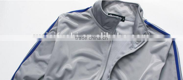 oem designer your own mens sports set/cheap quality athletic track suit