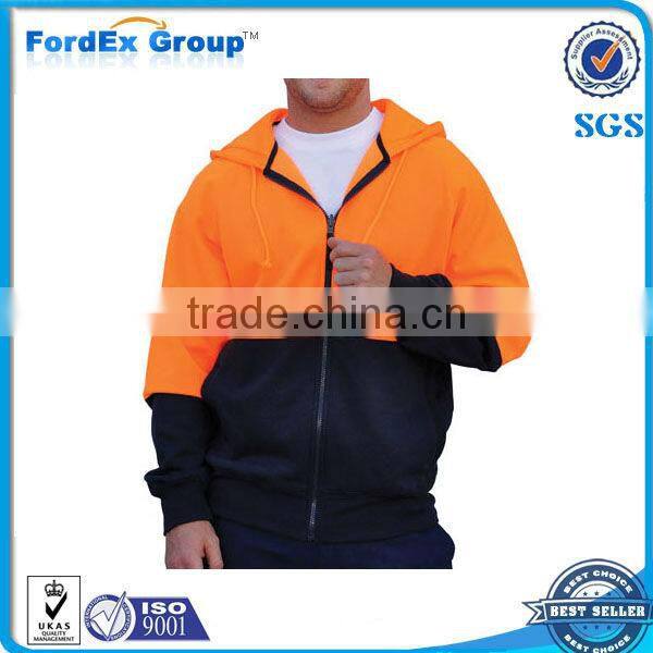 High Visibility Two Tone Fleecy Hoodie