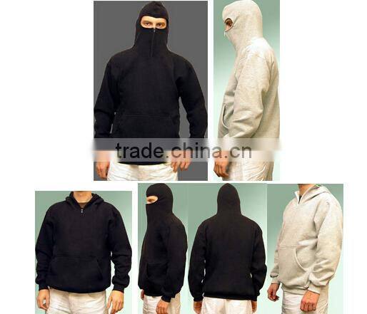 Custom mask hoodie blank hooded sweatshirts