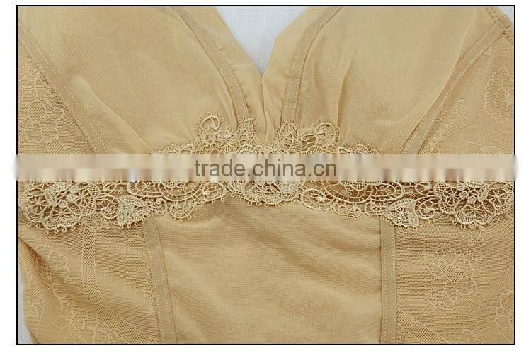 fashion lace collar seamless perfect women body shaper