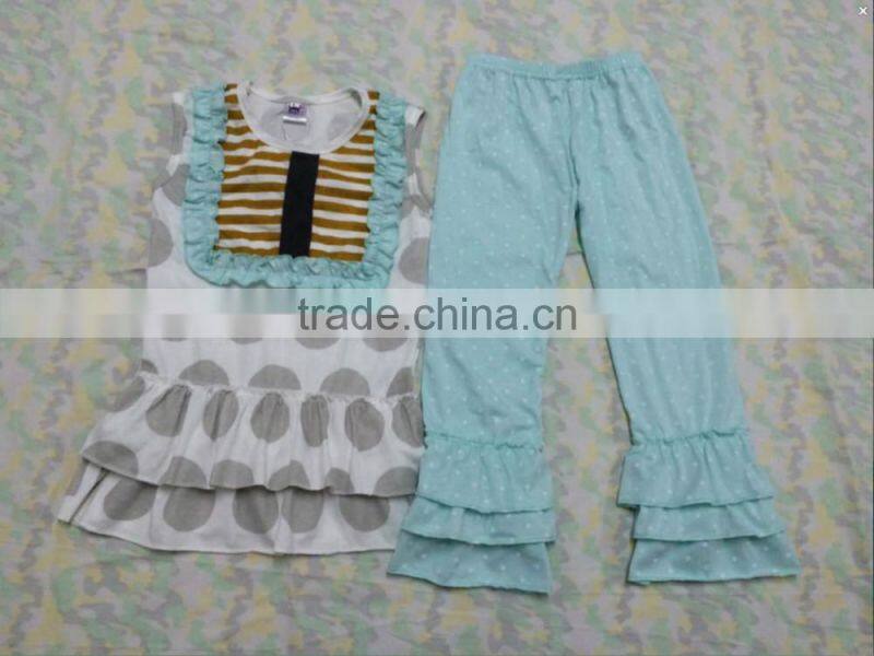 Beautiful new design baby rompers boutique baby Clothes Cotton Baby Ruffle Pants Children's Clothing