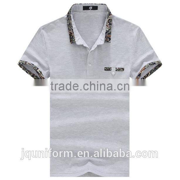 Custom Popular Cheap Soft Men's Stand Collar Cotton short sleeve men T Shirt Camisa Polo Shirts wholesale