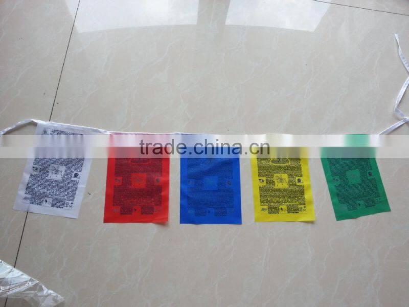 cheap design polyester bunting flag
