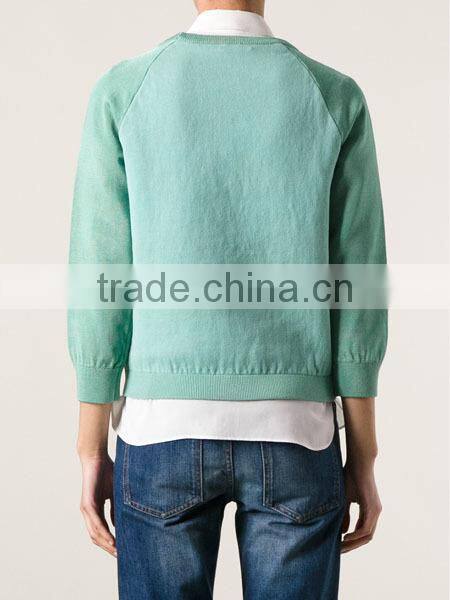 Sequined Lady Wholesale Crewneck Sweatshirt