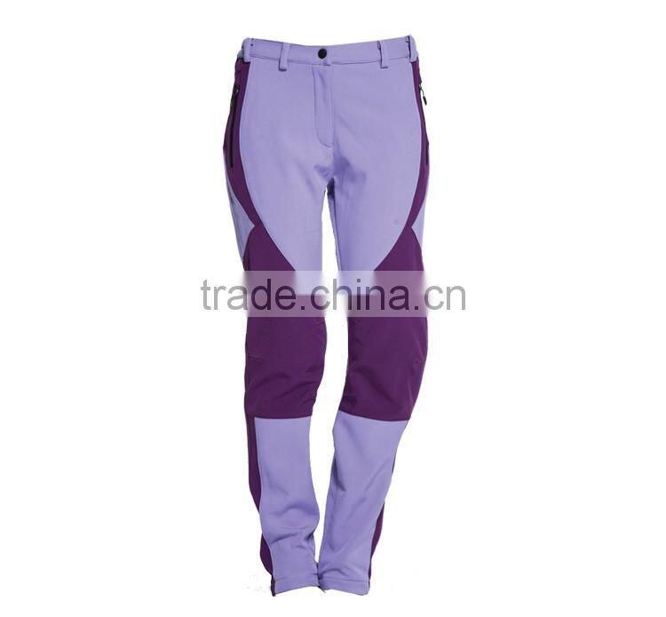 Lady softshell waterproof cargo trousers women's pants
