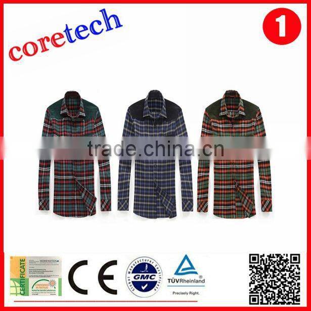 Wholesale cotton black and red check shirt factory