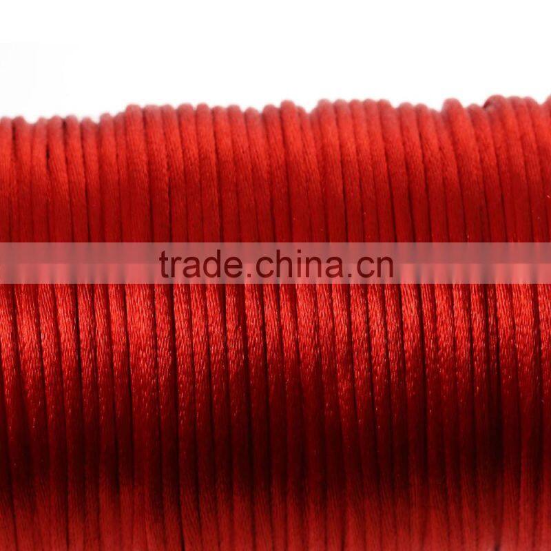 High Quality Red 2mm Terylene Jewelry Thread Cord