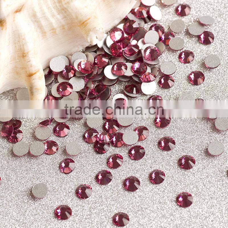Good looking non hot fix glass rhinestones in bulk for garment