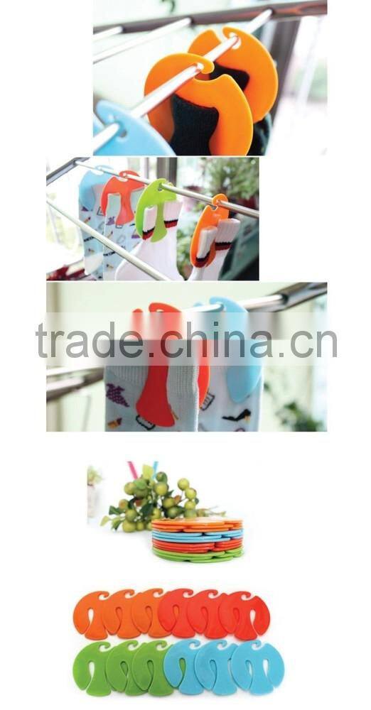 Sock Clips Colorful Sock Organizers Sorters Holders