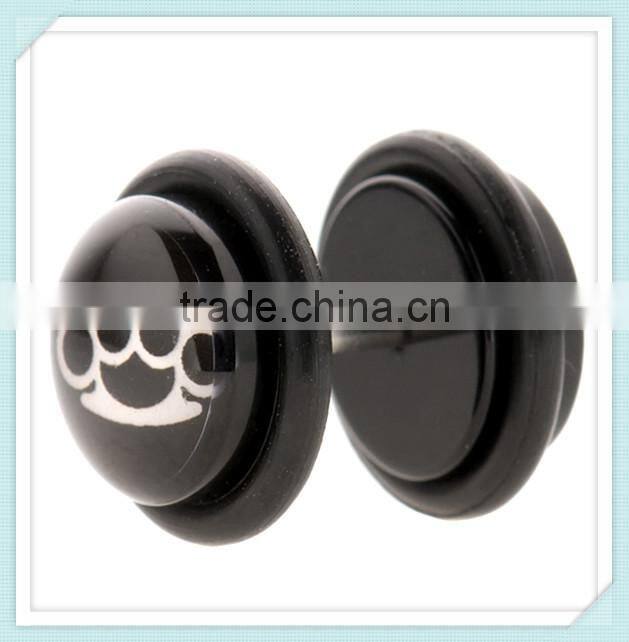 Different Design Fake Cheater Plug Acrylic Earrings Body Piercing Jewelry